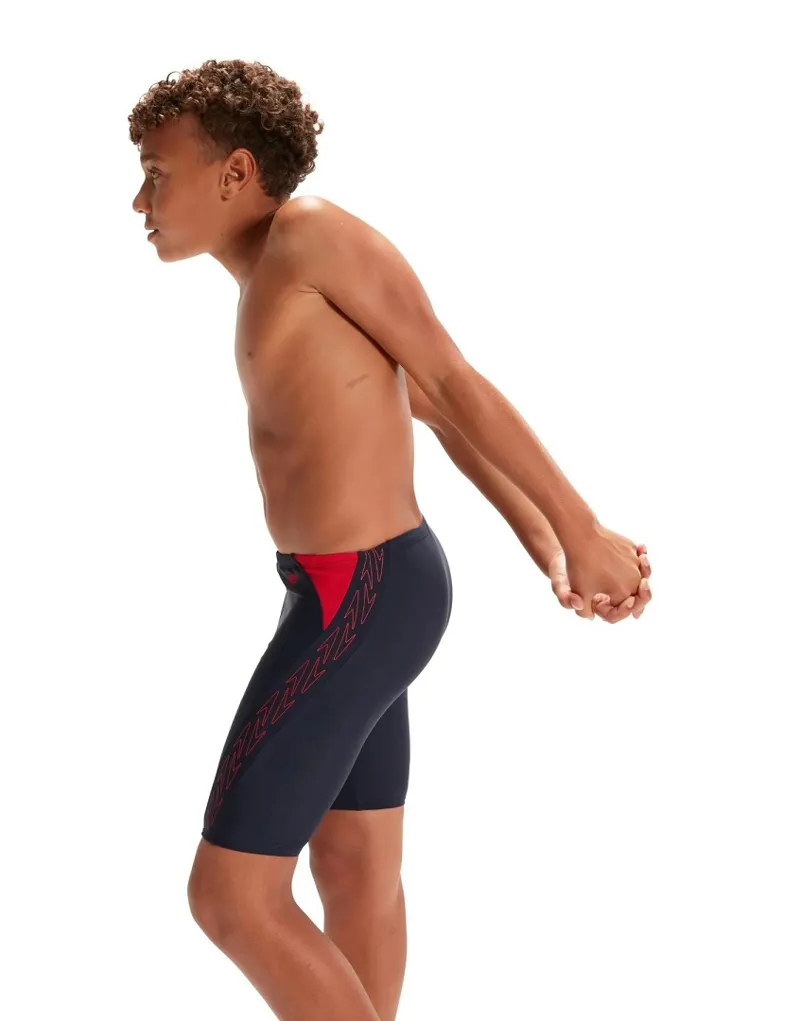 Speedo Boys Hyper Boom Splice Jammer Navy/Red-3